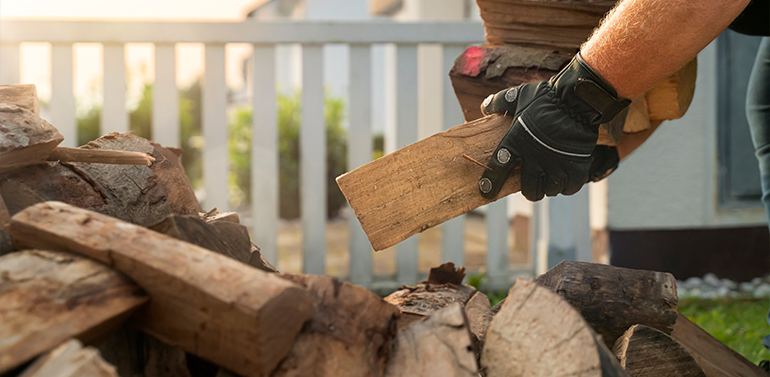 Photo de bois de chauffage